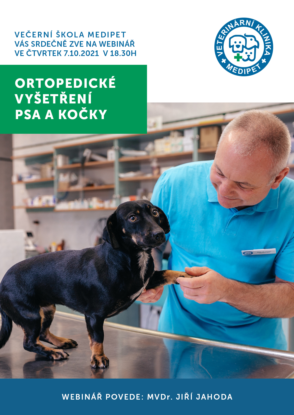 Ortopedické vyšetření psa a kočky
